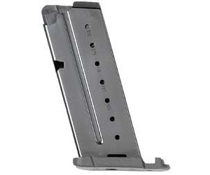 Walther PPS Magazine 9mm Luger 6 Rounds Steel Blue Flush Fit Base WAF67000